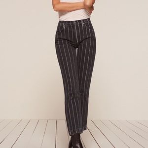 REFORMATION ROPER BLACK JEANS